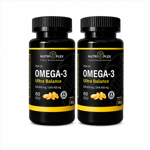 Pack x2 Omega 3 Ultra Balance Nutriplex EPA 800 mg DHA 400 mg